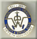 Broughton Wings Sports And Social Club Enamel Badge