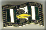 Newcastle Uts Supporters Club London Enamel Badge