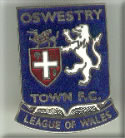 Oswestry Town FC Enamel Badge